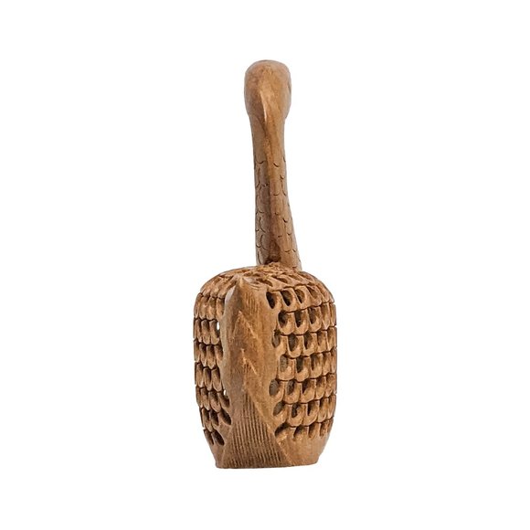 Handcrafted Wooden Undercut Jaali Duck (6 Inch) - Picture 5 of 6